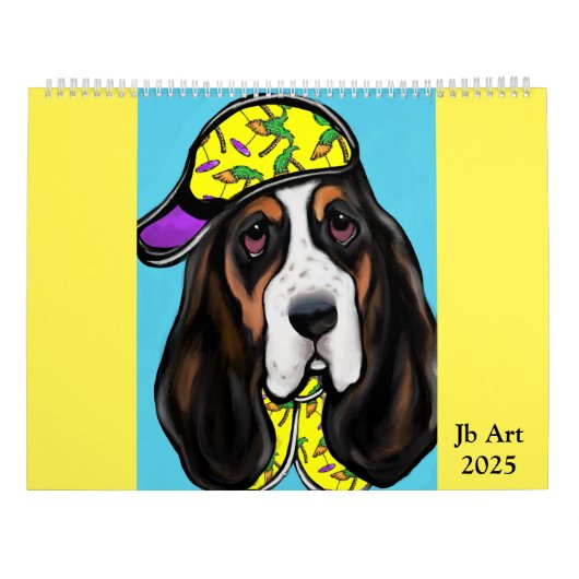 BASSET HOUND KALENDER (Rückseite)