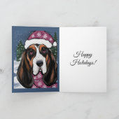 BASSET HOUND KARTE (Innenseite)