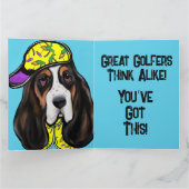 Basset Hound Karte (Innenseite)