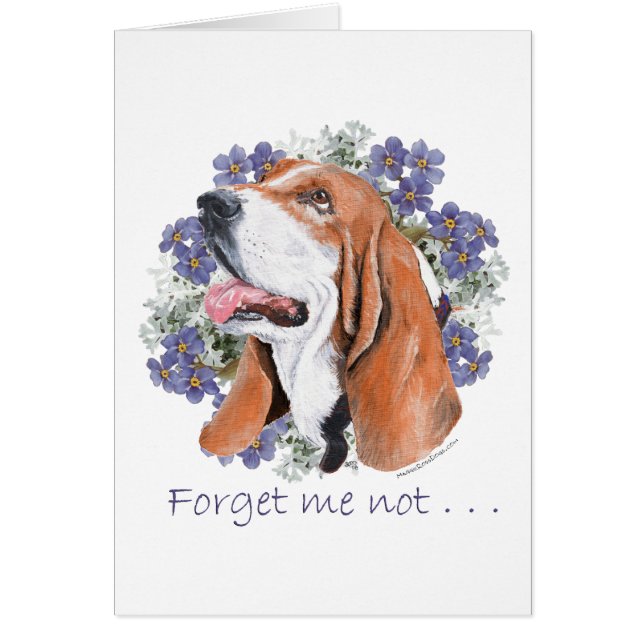 Basset Hound Keepake (Vorne)