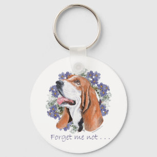 Basset Hound Keepake Schlüsselanhänger
