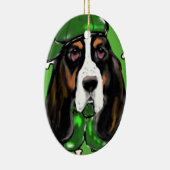 Basset Hound Keramik Ornament (Rechts)