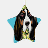 Basset Hound Keramikornament (Rechts)