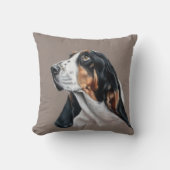 Basset Hound Kissen (Vorderseite)