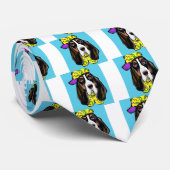 Basset Hound Krawatte (Gerollt)