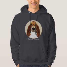 Basset Hound-Kunst Hoodie