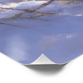 Basset Hound lassen es schneeweihen Poster (Ecke)