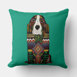 Basset Hound Liebe Kissen