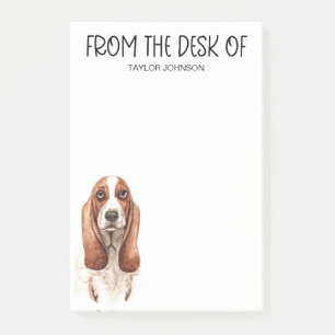 Basset Hound Liebhaber Post-it Klebezettel