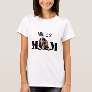 Basset Hound Linzen Personalisiertes Mama-T-Shirt T-Shirt