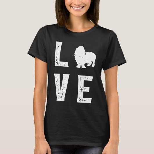 Basset Hound Love T-Shirt (Vorderseite)