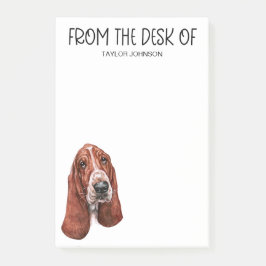 Basset Hound Lover Post-it Klebezettel