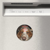 Basset Hound Magnet (In Situ (Geschirrspüler))