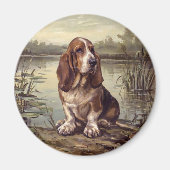 Basset Hound Magnet (Vorne)