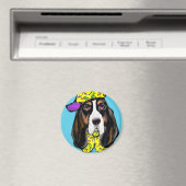 Basset Hound Magnet (In Situ (Geschirrspüler))