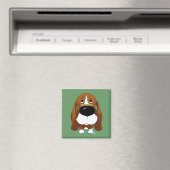 Basset Hound Magnet (In Situ (Geschirrspüler))