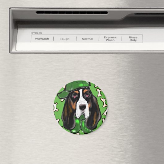 Basset Hound Magnet (In Situ (Geschirrspüler))