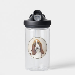 Basset Hound Malerei - Niedliche Original Hunde Ku Trinkflasche