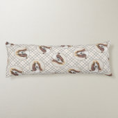 Basset Hound Malerei Tri Tri-color Niedlich Hunde Seitenschläferkissen (Rückseite)