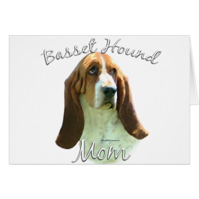 Basset Hound Mama 2 (Vorderseite (Horizontal))