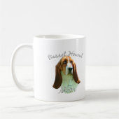 Basset Hound Mama 2 Kaffeetasse (Links)