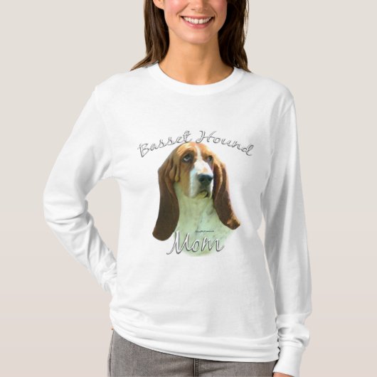 Basset Hound Mama 2 T-Shirt (Vorderseite)