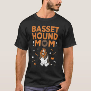 Basset Hound Mama Funny Basset Hound Mutter Besitz T-Shirt