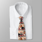 Basset Hound mit Rose - Valentinstag Krawatte (Gebunden)