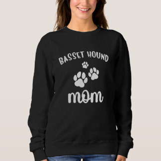 Basset Hound Mom Cute Dog Sweatshirt