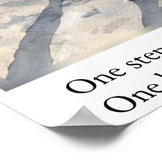 Basset Hound Moon Walk Poster (Ecke)