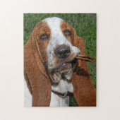 Basset Hound Morning Chew Puzzle (Vertikal)