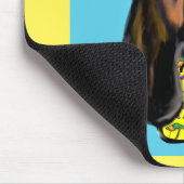 Basset Hound Mousepad (Ecke)