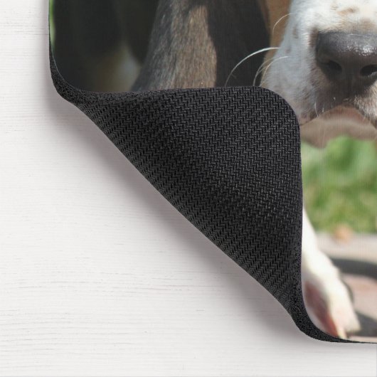 Basset Hound Mousepad (Ecke)