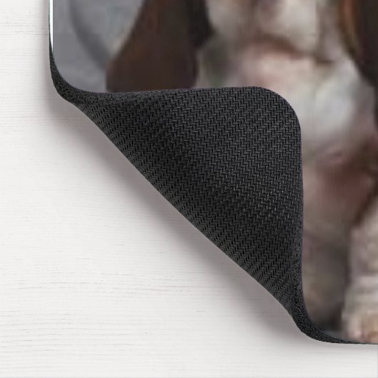 Basset Hound Mousepad (Ecke)