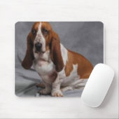 Basset Hound Mousepad (Mit Mouse)