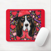 Basset Hound Mousepad (Mit Mouse)