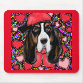 Basset Hound Mousepad (Vorne)