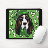 Basset Hound Mousepad (Mit Mouse)