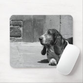 Basset Hound Mousepad (Mit Mouse)