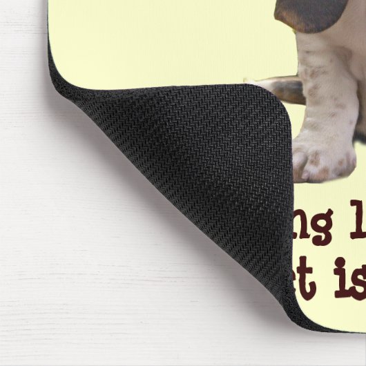 Basset Hound Mousepad (Ecke)