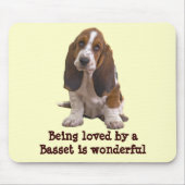 Basset Hound Mousepad (Vorne)