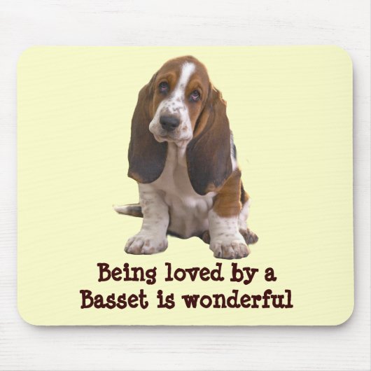 Basset Hound Mousepad (Vorne)