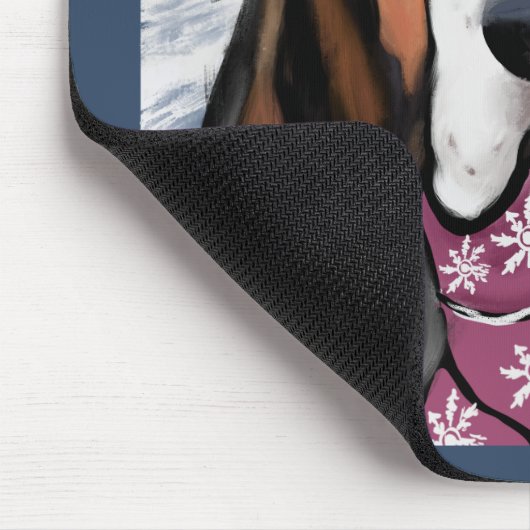 BASSET HOUND MOUSEPAD (Ecke)