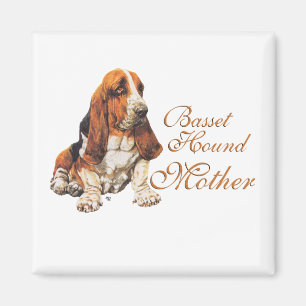 Basset Hound Muttertag Magnet