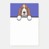Basset Hound Niedlich Basset Dog Lover Geschenke Post-it Klebezettel (Vorderseite)