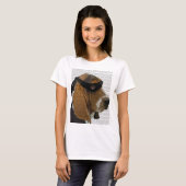 Basset Hound Ninja T-Shirt (Vorne ganz)