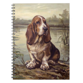 Basset Hound Notizblock