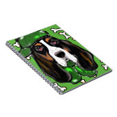Basset Hound Notizblock (Rechte Seite)