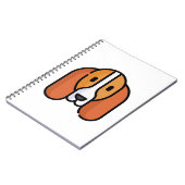 Basset Hound Notizblock (Linke Seite)
