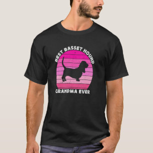 Basset Hound Oma für Frauen Basset Oma Hund T-Shirt
